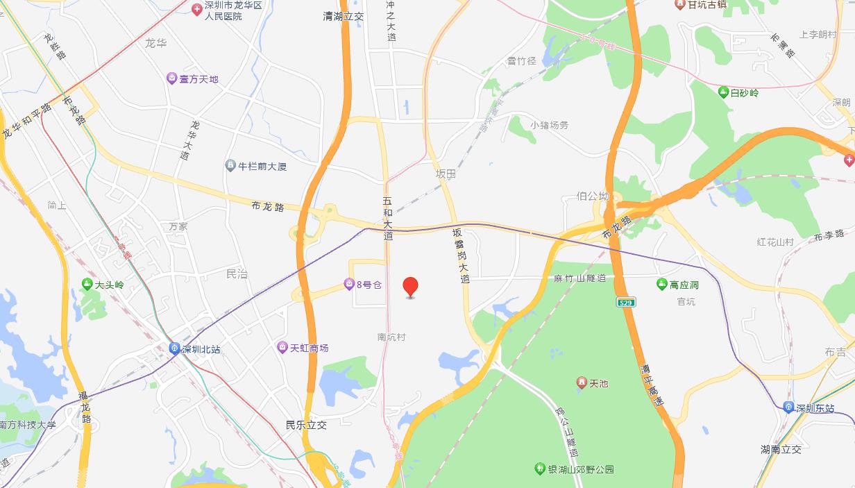 深圳市龙岗区坂田街道五和社区1985园中园8号楼107